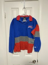 Buffalo Bills Vintage Mirage NFL 1995 Rugby Shirt Size Medium picture
