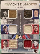 FRANCHISE LEADERS GOALIES 2013 In The Game Superlative First Six Career Wins 1/1 picture