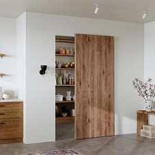 36 Concealed Sliding Barn Door Hardware Kit Soft Close Hidden Track System picture