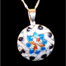 Beautiful Brand New Handmade/Artisan, Spain, 925 Silver Pendant & Necklace picture