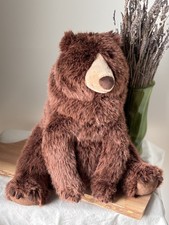 Jellycat Bizzlestomp Bear BNWT. Large Plush Stuffed Bear. Forest Animal Brown.  picture