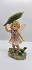 Faerie Glen Fluttershade FG8809 2008 Retired Fairy Figurine Ladybug NIB picture