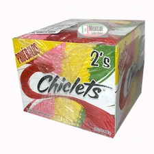 Adams Gum 75 x 2 units - Chiclets Mix flavors Mexican gum 75-pc picture