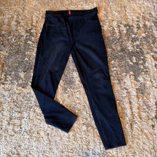 SPANX Pull On Ankle Jeggings Dark Blue Denim Stretch Women’s Large picture