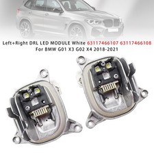 Left+Right DRL LED MODULE White 63117466107 63117466108 For BMW G01 X3 G02 X4 picture