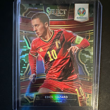 Panini Select 2020 Eden Hazard Belgium UEFA Euro 2020 Prizm /60 #28 Camo picture