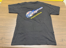 Vintage 2000s Miller Lite Army Concert Tour Deadstock T-Shirt Y2K - Large picture