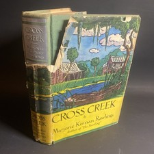Cross Creek by Marjorie Kinnan Rawlings 1942 Hardcover, Jacket, 1st Edition picture