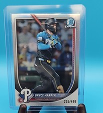 2025 Bowman Chrome - Bryce Harper, Bryce Harper #37 Refractor /499 picture