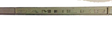 Vintage 1963-1965 AMC Rambler Wagon Tailgate Emblem OEM #3490256 Chrome picture