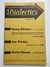 Critics Group DIALECTICS A MARXIST LITERARY JOURNAL NO. 6 1938 Leo Tolstoy Lenin picture