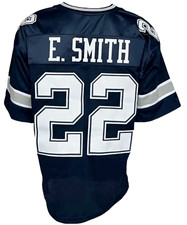 CUSTOM UNSIGNED EMMITT SMITH BLUE JERSEY picture