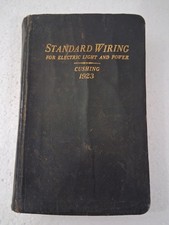 Antique HC Cushing, Jr. Standard Wiring for Electric Light & Power 1923 HC Illus picture