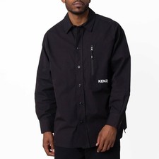 Kenzo Men's Black Boke Flower 2.0 Oversized Shirt picture