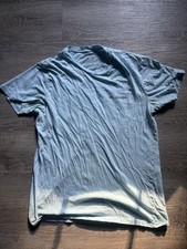 Columbia Men's L Blue Cotton Jersey Graphic Logo Crew Neck T-Shirt Breathable picture