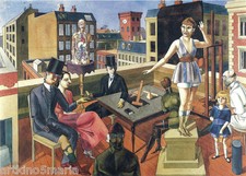 RUDOLF SCHLICHTER THE DADA STUDIO ON ROOF EXPRESSIONISM GICLEE PRINT FINE CANVAS picture