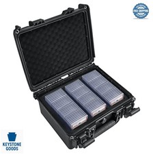 Graded Card Storage Box 102 PSA CSG BGC SGC Magnetic Slab Case Dividers Lock picture