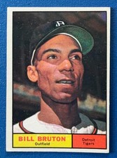 1961 Topps Baseball #251 Bill Bruton - Detroit Tigers - EX+ picture