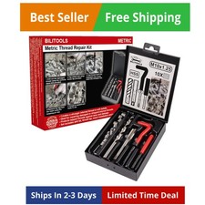 M10x1.25 Thread Repair Kit, HSS Drill Helicoil Repair Kit Metric picture