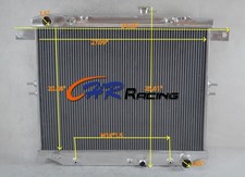4ROW Aluminum Radiator For 1998-2007 Toyota Land Cruiser/Lexus LX470 4.7L V8 picture