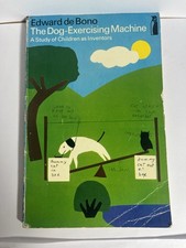 Vintage 1971 Dog-Exercising Machine Edward de Bono Penguin Education Paperbk picture