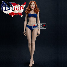 Exclusive Custom PHICEN 1/6 Curly Hair Suntan Female L Bust Seamless Figure Set picture