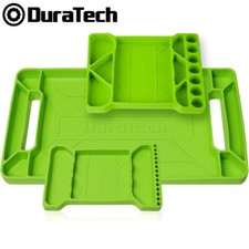 DuraTech Flexible Tool Tray 3PC Silicone Tool Holder for Household Storage Green picture