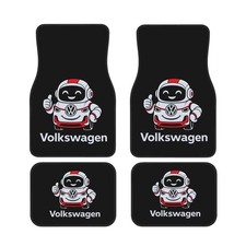 Volkswagen 4PCS Universal Car Floor Mats Auto Carpets Interior Trim Accessories picture