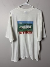 Vintage Toyota Land Cruiser 80 Series Men's 2XL White Shirt 90s Promo picture