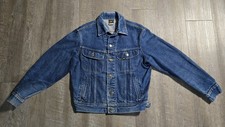 Vintage 80s Lee Rider Denim Jacket Mens 40 Regular Made In USA Trucker Jean Coat picture