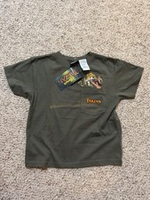 Vintage NWT Disney Tarzan Shirt Embroidered See Flaws Kids 5/6 Pocket picture