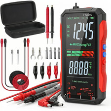 2026 Upgraded FS899L Digital Multimeter & 20 pcs Silicone Test Leads Kit, USB-C picture