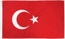 Turkey 2x3ft Poly Flag International Turkiye Turkey Country National Flag picture