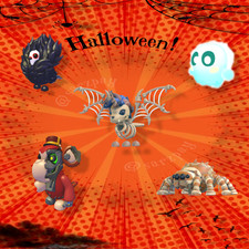 Halloween - Skelicorn, Jumpscare, Mummy Spider - Adopt Fom Me picture