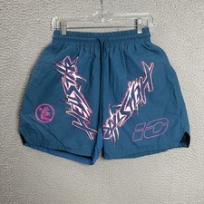 Hellstar Shorts Mens Size Medium Green Active Athletic Performance Drawstring picture