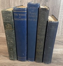 Dark Antique Blue Gold Decor 1911-1936 Lot Of 5 : 1st Ed Pandora’s Box, Staging picture