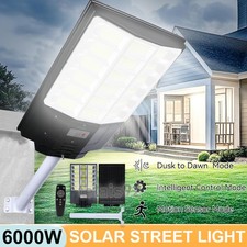 12000000LM Commercial Solar Street Light Outdoor Dusk to Dawn Solar Super Bright picture