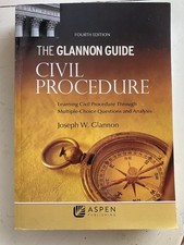 Glannon Guides: Glannon Guide to Civil Procedure : Learning Civil Procedure picture