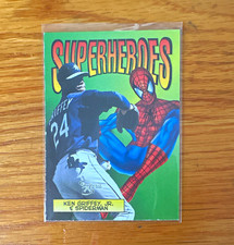 SkyBox 1998 Dugout Axcess Superheroes Ken Griffey Jr Mariners #3/10 SH picture