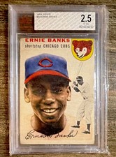 1954 Topps Ernie Banks #94 Chicago Cubs PSA 2.5 Graded Vintage picture