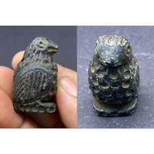 Authentic Old Beautiful Bactrian A Bird Lago Arm Bead Amulet From Afghanistan picture