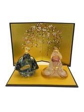 Other Brands Interior Goods Hina Doll Glass Set of 2 Used picture