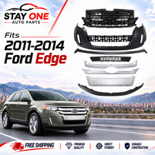 New Front Bumper Cover Set W/ o Fog Lights Replacement For 2011-2014 Ford Edge picture