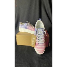 Roxy Sheilahh Tie Dye Platform Sneakers Pink Purple Women Size 10 ARJS700144 NEW picture
