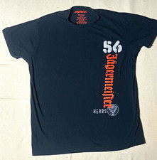 Jagermeister T Shirt Mens Large L Black 56 Herbs Distressed Patch Logo Promo picture