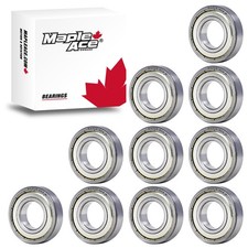 6306-ZZ Ball Bearing 30x72x19mm 6306 ZZ Metal Shielded (Qty 10) picture