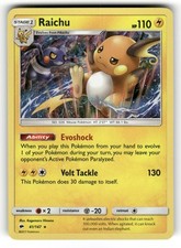 Raichu LP 41/147 Burning Shadows Pokemon Holo Rare picture