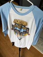Vtg 1984 Jacksons Victory Tour Shirt Screen Stars L 1984 picture
