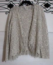 Chico's Women's Open Front Cardigan Size 2 Long Sleeve Multicolored picture