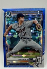 2021 Bowman Chrome Draft Sapphire Edition - 1st JACKSON JOBE #BDC-69 (RC) TIGERS picture